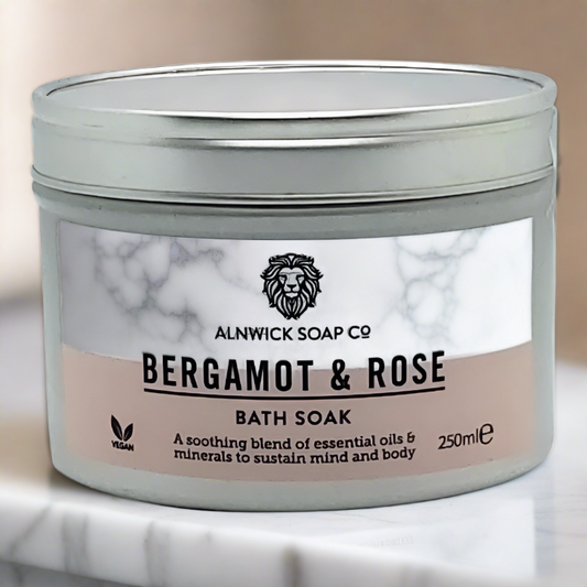 Bergamot & Rose Bath Soak - Alnwick Soap Co