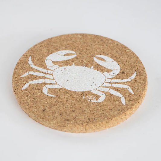 Cork Mats | Crab Coaster