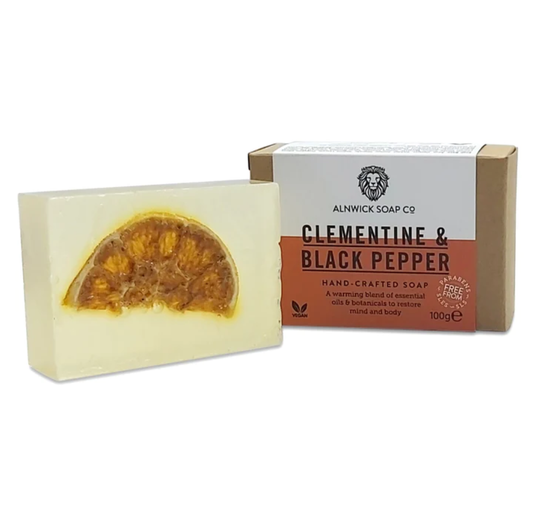 Clementine & Black Pepper Soap - Alnwick Soap Co