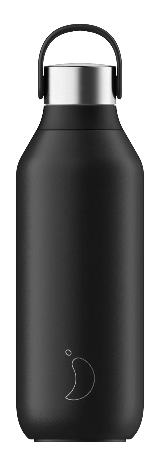 Chillys Water Bottle - Series 2 500ml Abyss Black
