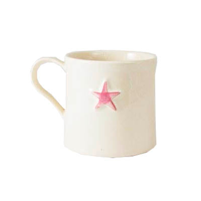 Shaker Pale Pink Star 250ml Mug