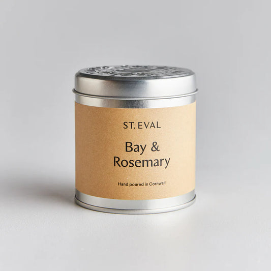 Tin Bay & Rosemary Candle